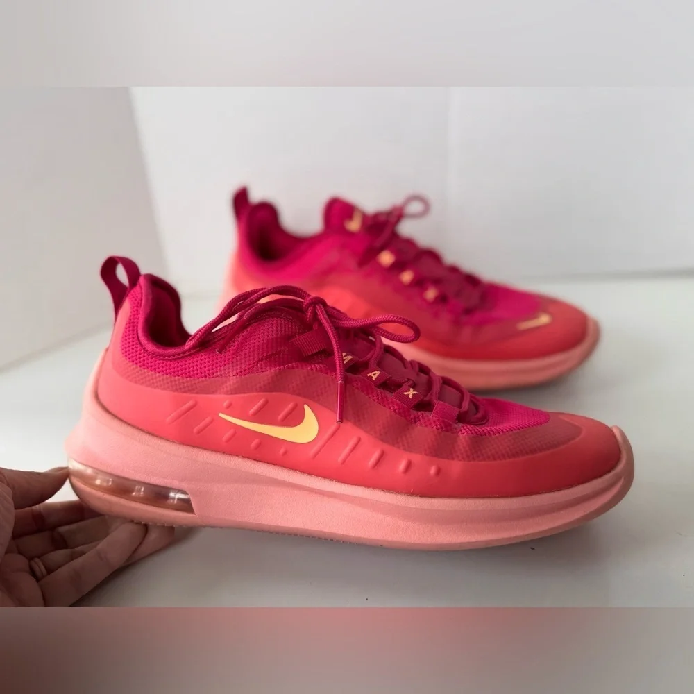 Nike Air Max Axis Rush Pink AA2168-601 Low Lace Up Running Shoes Women’s Size 8